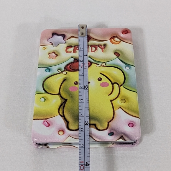 Pompompurin Sanrio Kawaii Rectangle Double Sided Foldable Compact Mirror - Picture 6 of 6